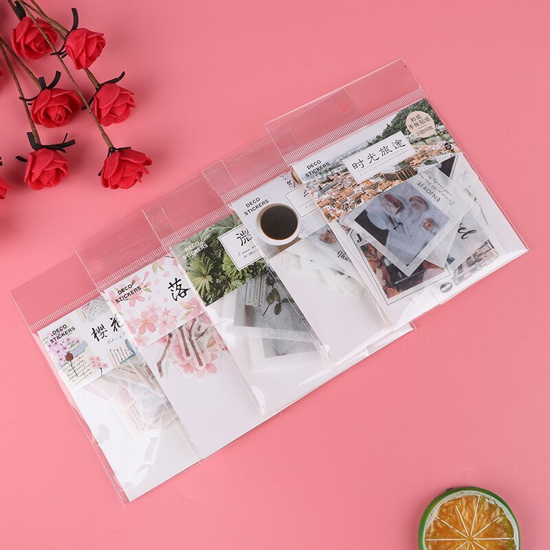 40pcs/pack Scrapbook Stickers Decoration DIY Album - giftsforintroverts.com