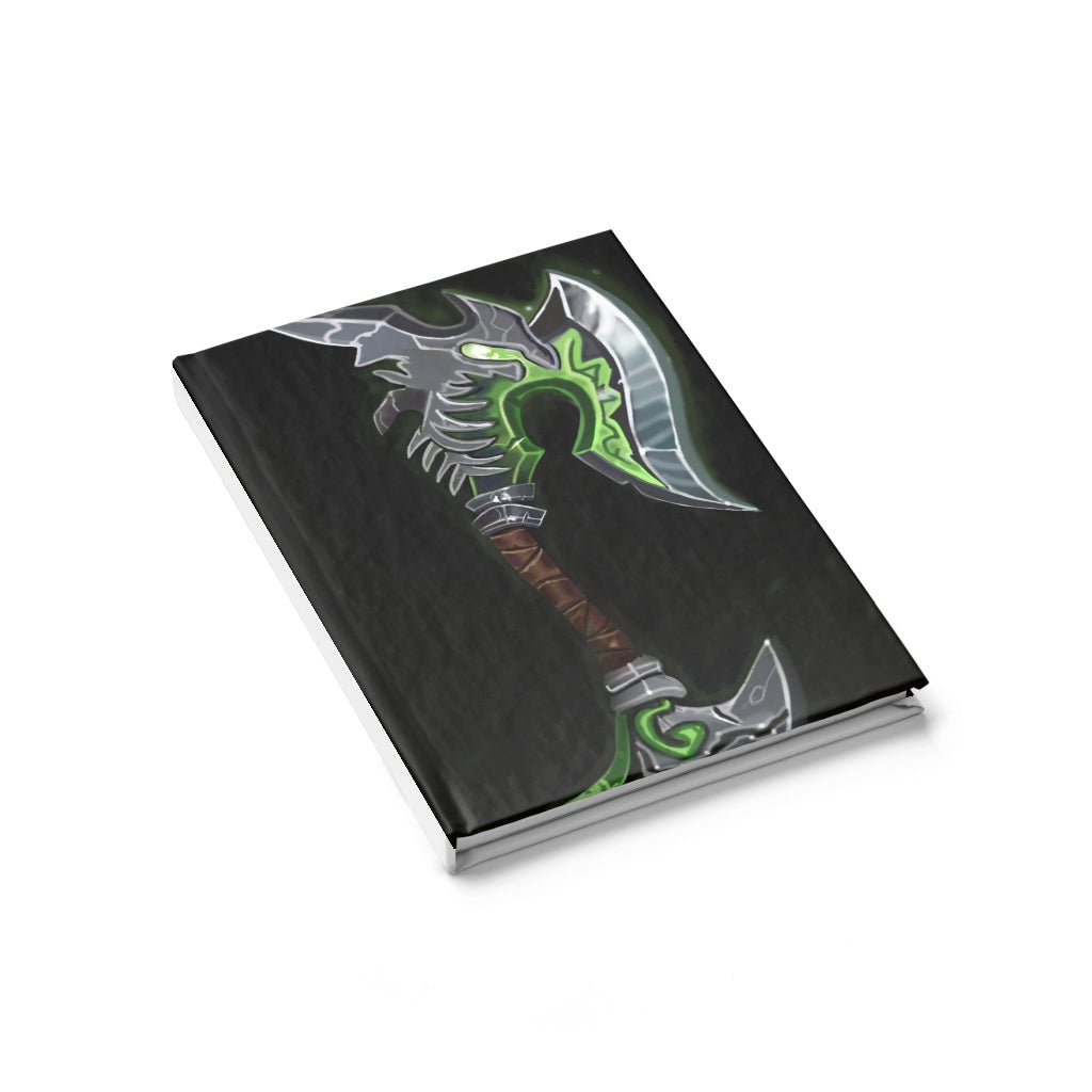 Bone Crusher Scythe Journal - Ruled Line - giftsforintroverts.com