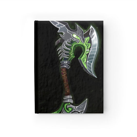 Bone Crusher Scythe Journal - Ruled Line - giftsforintroverts.com