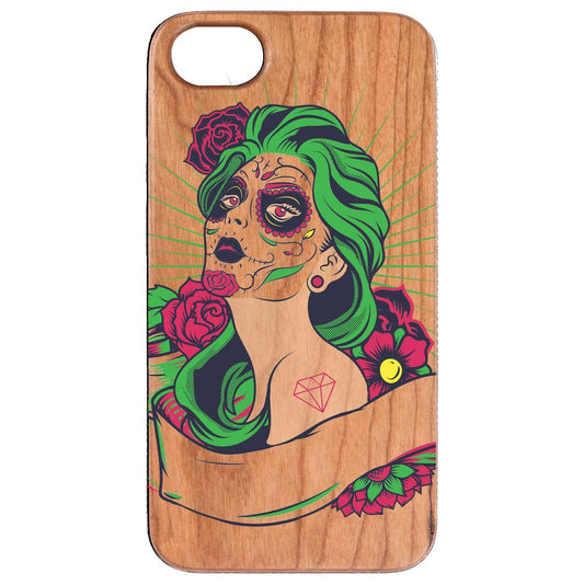 Day of Dead Girl - UV Color Printed - giftsforintroverts.com