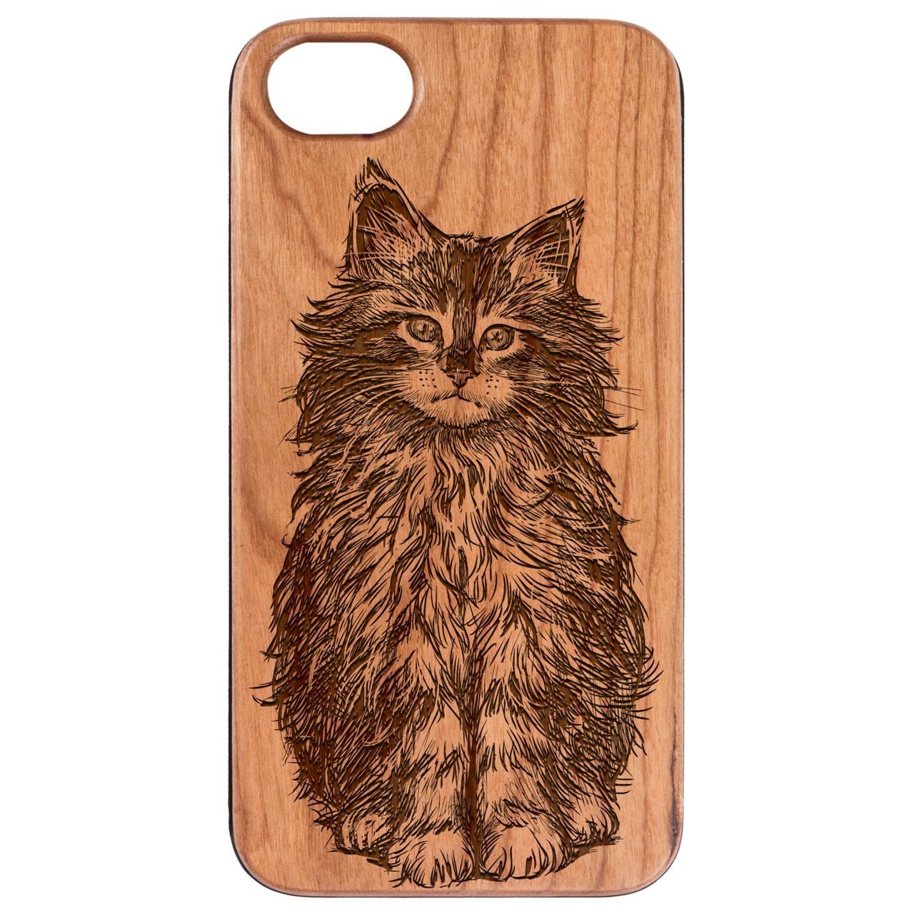 Fluffy Cat - Engraved - giftsforintroverts.com