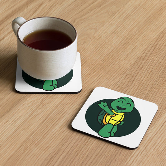 Introvert Turtle Drink Coaster - introvertgiftboxes.com