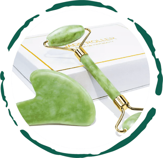 Jade Roller & Gua Sha Gift Box - introvertgiftboxes.com