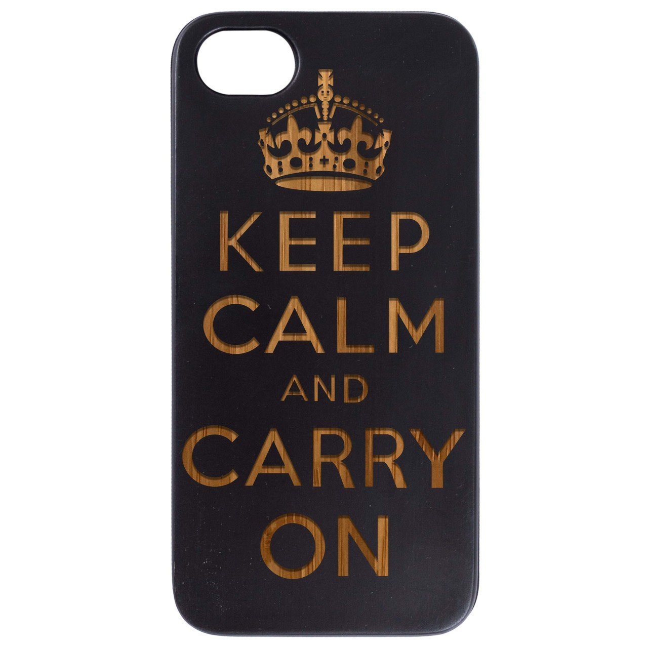 Keep Calm And Carry On - Engraved - giftsforintroverts.com