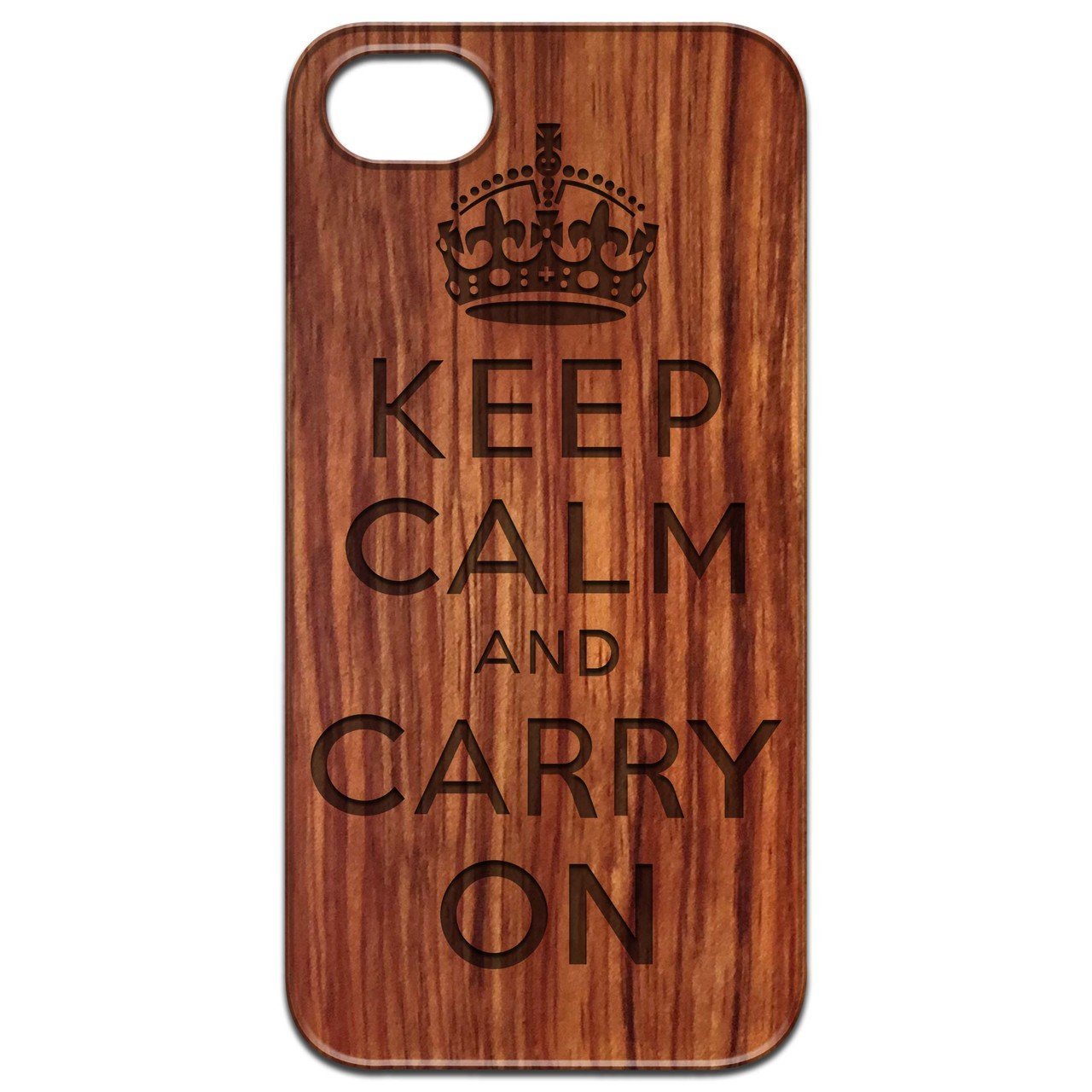 Keep Calm And Carry On - Engraved - giftsforintroverts.com