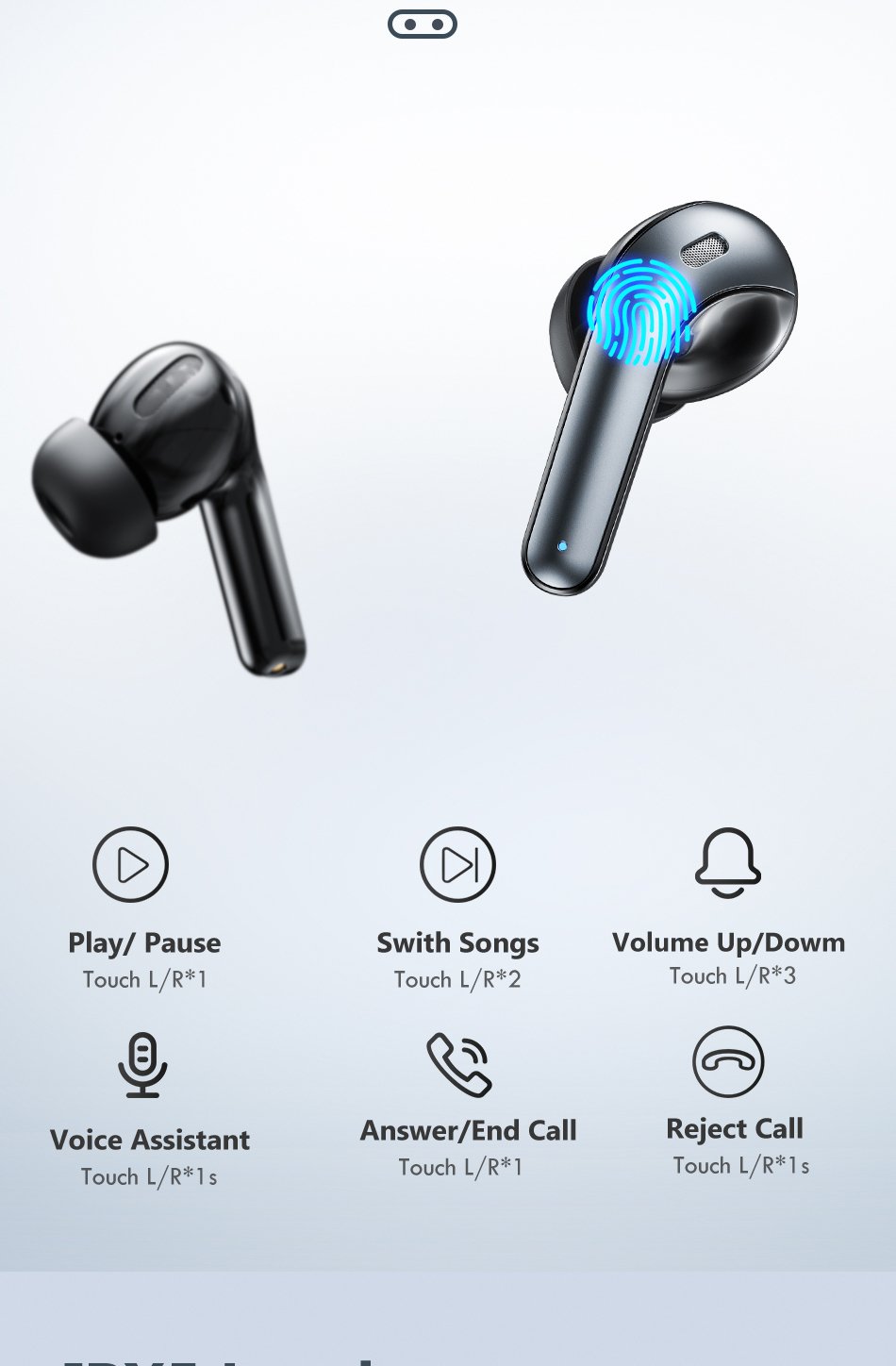 LED TWS Earbuds Bluetooth 5.0 Earphones for Huawei Iphone - giftsforintroverts.com