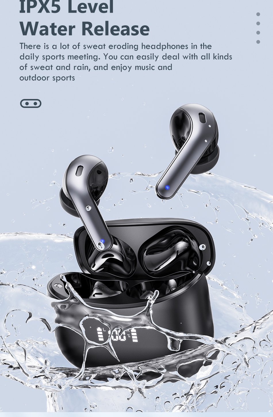 LED TWS Earbuds Bluetooth 5.0 Earphones for Huawei Iphone - giftsforintroverts.com