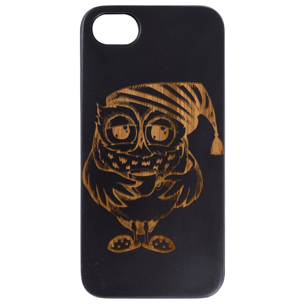 Owl with Coffee - Engraved - giftsforintroverts.com