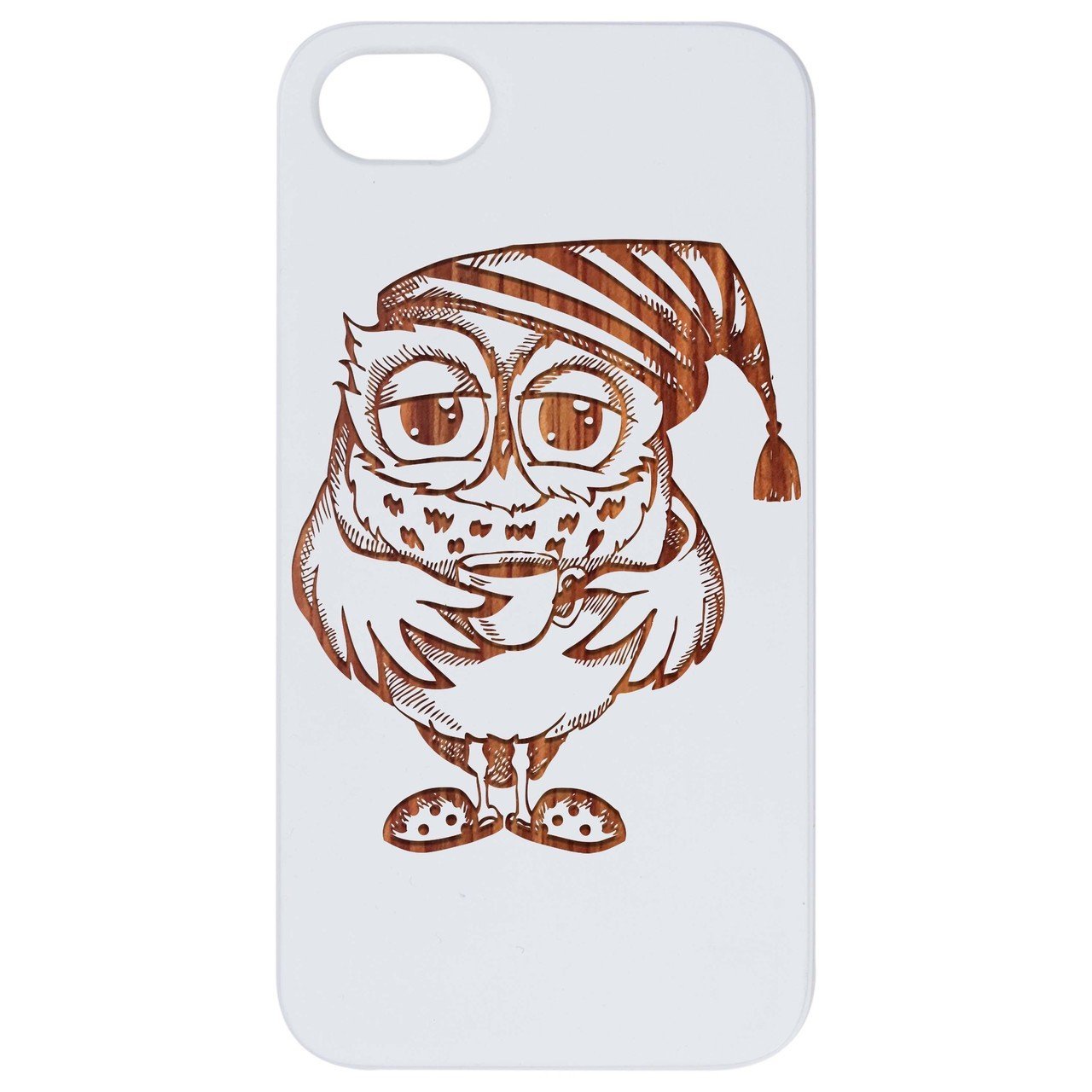 Owl with Coffee - Engraved - giftsforintroverts.com