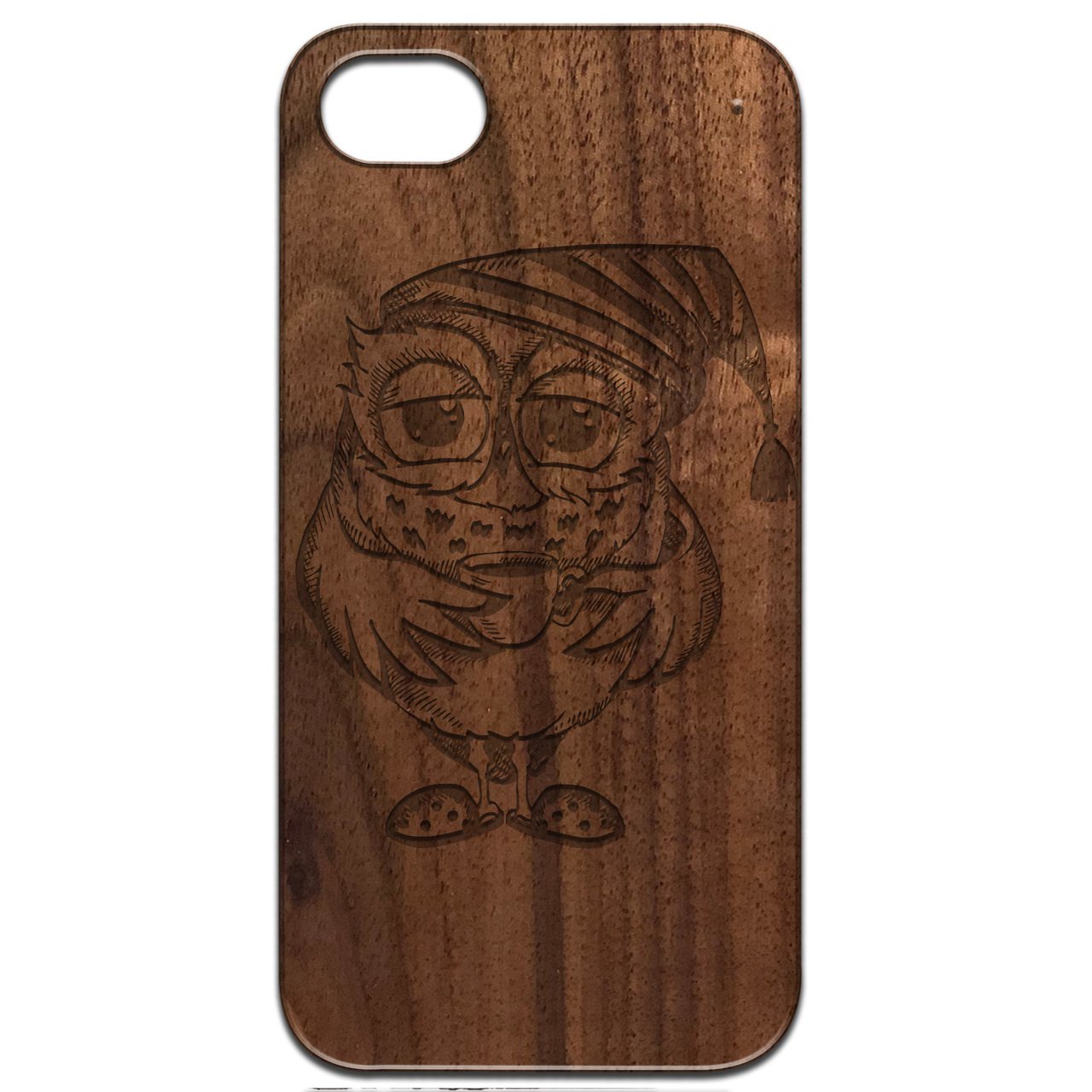 Owl with Coffee - Engraved - giftsforintroverts.com