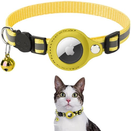 Reflective Airtag Case Collar for Cats and Dogs - giftsforintroverts.com