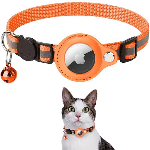 Reflective Airtag Case Collar for Cats and Dogs - giftsforintroverts.com