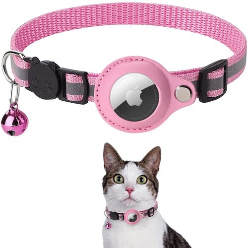 Reflective Airtag Case Collar for Cats and Dogs - giftsforintroverts.com