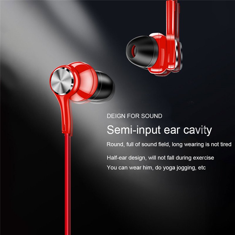 Sport Neckband Bluetooth Earphone Magnetic Wireless Headphones - giftsforintroverts.com