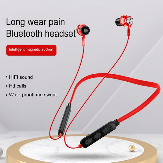 Sport Neckband Bluetooth Earphone Magnetic Wireless Headphones - giftsforintroverts.com