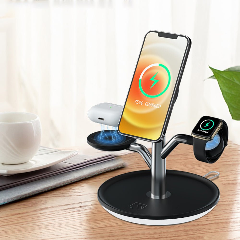 Universal Wireless Charging Stand for Iphone Apple Watch Airpods - giftsforintroverts.com