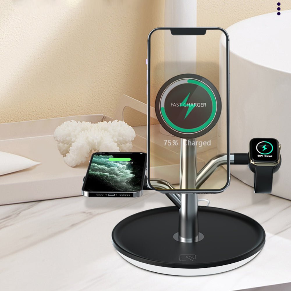 Universal Wireless Charging Stand for Iphone Apple Watch Airpods - giftsforintroverts.com