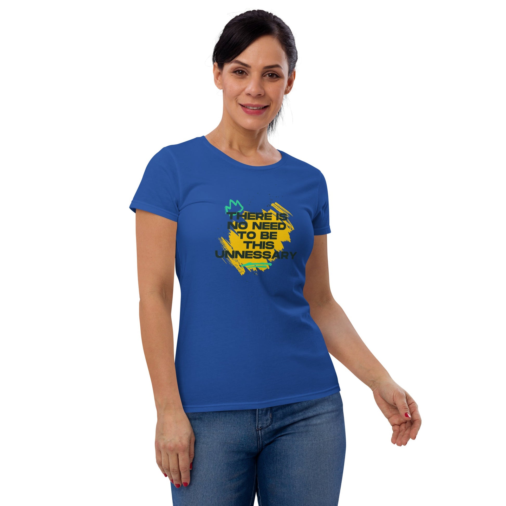 Women's "No Need to be Unnecessary" T-Shirt - introvertgiftboxes.com