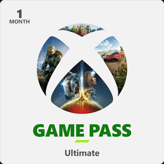 Xbox Game Pass Ultimate – 1 Month Membership – Xbox Series X|S, Xbox One, Windows [Digital Code] - introvertgiftboxes.com